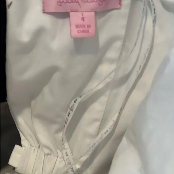 Lilly Pulitzer Betsey Strapless Cotton Jacquard Dress size 4 - Picture 4 of 7